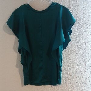 WORTHINGTON Teal Blouse, Sleeveless, Size M